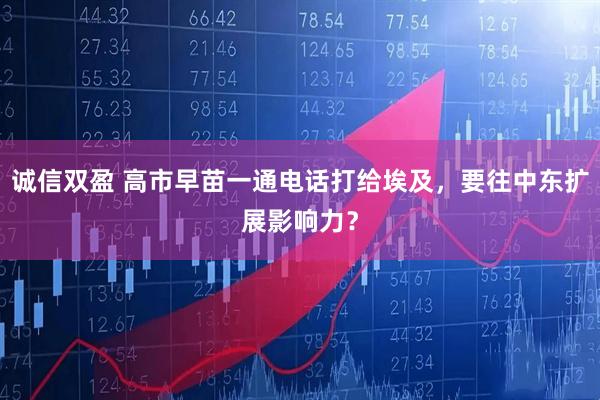 诚信双盈 高市早苗一通电话打给埃及，要往中东扩展影响力？